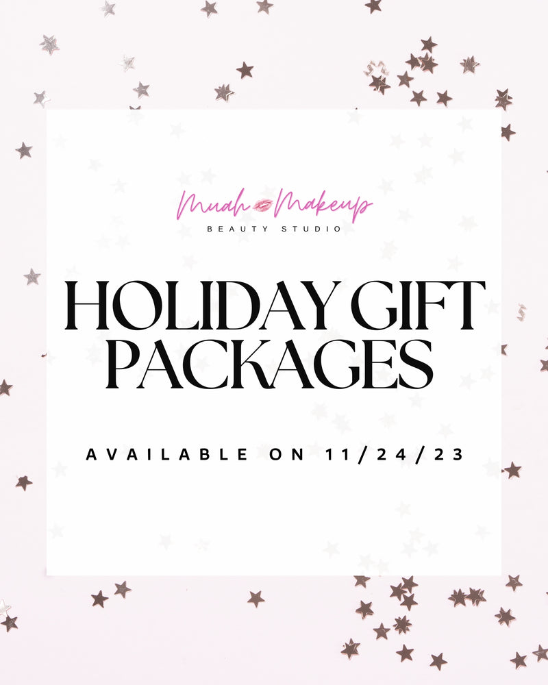 Muah Makeup Holiday Packages! Available To Purchase On Black Friday