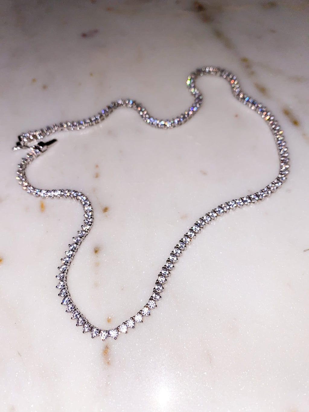 PRE-ORDER NOW. The Empress Tennis Necklace