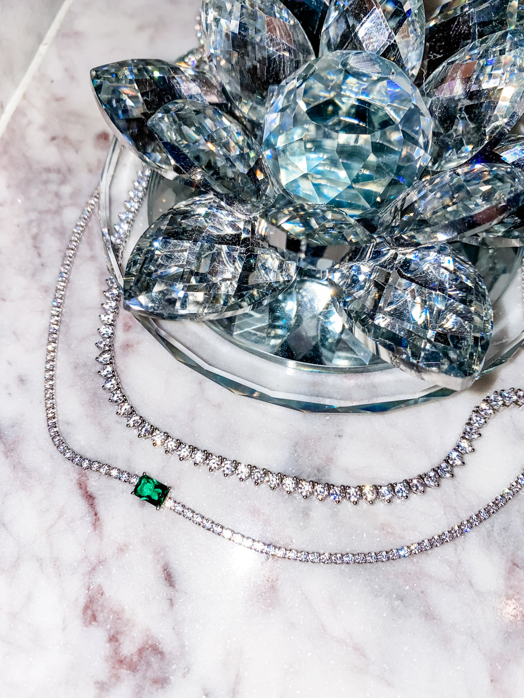PRE-ORDER NOW. The Empress Tennis Necklace