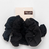 Kitsch Assorted Textured Scrunchies 5pc - Black
