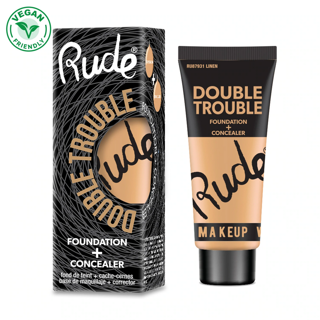 Rude Cosmetics Double Trouble Foundation and Concealer